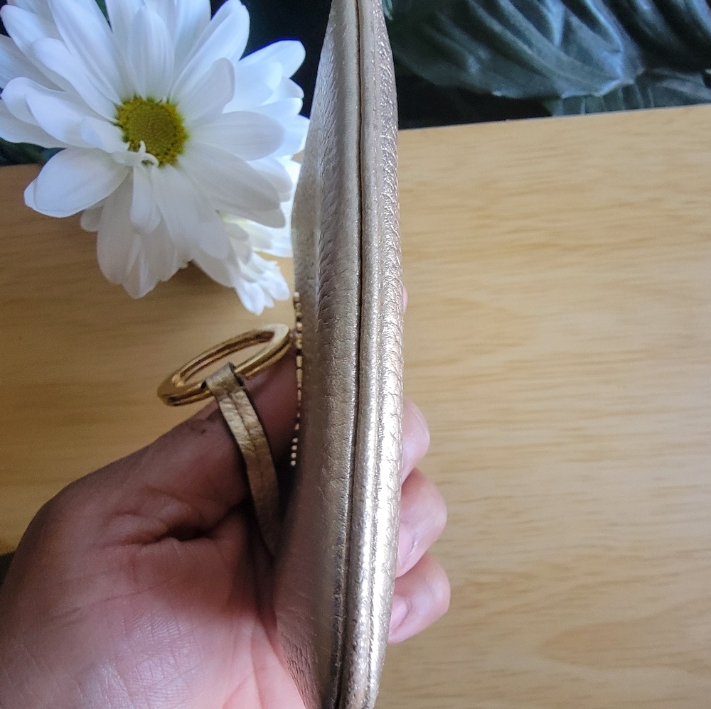 Michael Kors Metallic Gold Wristlet - Picture 5 of 10